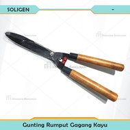 KAYU Soligen Grass Scissors Branches Twigs Large Garden Fence Wooden Handle