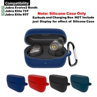 Soft Silicone Case for Jabra Elite 85T 75T Evolve2 Buds Earbuds Earphones Protective Cover