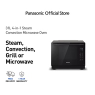 Panasonic NN-CS89LB Multifunctional Convection Steam Oven 36 Auto Menu Big Capacity (31L) NN-CS89LBM