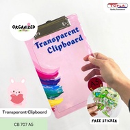 Ay0! TOPLA Clip Board Premium A5 / Papan Ujian A5/ Alas Ujian / Papan Jalan Ujian Premium / TOPLA Pa