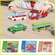 Paper Plane Kit Colorful Paper Craft Kit Paper Toys for Kids Airplane Craft Paper Unique Paper Aircr