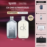 [Exclusive] Calvin Klein CK One Ultimate Duo ( CK One Essence 30th Anniversary Parfum 200ml +  Ck On