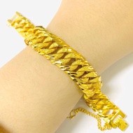 Centipede Bracelet 1.5cm Gold Bangkok Cop 916