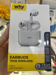 หูฟังบลูทูธ Earphones True Wireless เชื่อมต่อทันที เพียงเปิดฝากล่อง why Tws play2 (EP-3131) Bluetoot