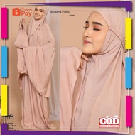 // Plain Balinese Mukena Adult Mukena Jumbo Adult Mukena / Jumbo Mukena / Mukena Parachute Mukena / 