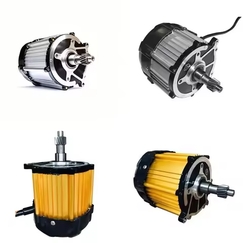 60V BLDC Permanent Magnet E-Rickshaw Motor IP55 Waterproof Flange Mount 800W 1500W 2000W Electric Tr