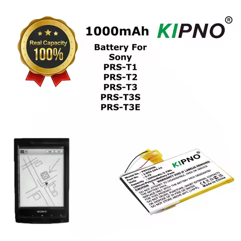 KIPNO 1000mAh E-reader Battery 1-853-104-11 LIS1476 LIS1476MHPPC(SY6) For Sony PRS-T1 PRS-T2 PRS-T3 