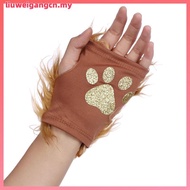 ✿ Lion Paws Kit Lion Fingerless Costume for Adults Kids Halloween Decoration