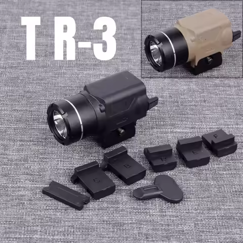 TLR Tactical Scout Light Flashlight TR3 TR-3 Fit G-lock 17 19 CZ 75 1911 Hunting Spotlight Torch