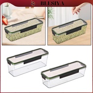 blesiya Pasta Container Noodles Box Stackable Pasta Canister Nonstick Airtight Pasta