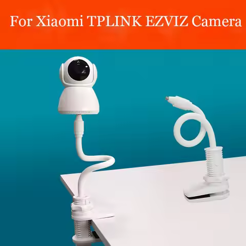 Flexible Clip Clamp Mount Baby Monitor Stand For Xiaomi TPLINK EZVIZ Camera Monitor Holder No Punchi