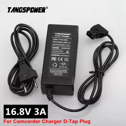 16.8V 3A D-Tap Battery Charger for Camcorder V Mount / V Lock Battery Pack Camera Battery Camcorder 