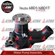 Isuzu 6BD1 6BD1T WATER PUMP ASSEMBLY 6 Holes DP-0032A/DP-0044 1-13610-877-0