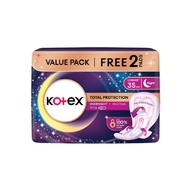 Kotex Total Protection Overnight Wing 35cm (14 pads)