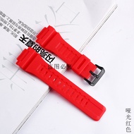 Casio อุปกรณ์เสริมสายนาฬิกาซิลิโคนเรซินสำหรับผู้ชายคาสิโอ AQ-S810 AEQ-110 MCW-200H