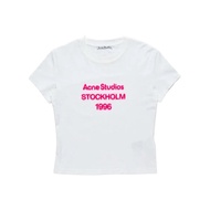 ACNE STUDIOS Stockholm 1996 Logo Tee Off White (SS26)
