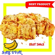 Keripik Pisang Sale Oval Bulat / Kripik Saleh Pisang Goreng Crispy