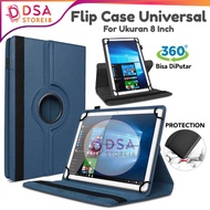Advan Tab A8 8 Learn Elite 8 Inch Cover Rotary 360 Standing Leather Stand Flip Cover Case Casing Uni