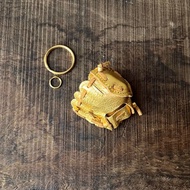 迷你棒球金手套 義大利小牛皮 鑰匙圈掛飾吊飾療癒小物棒球周邊