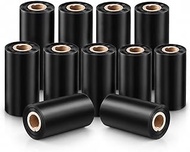 Thermal Transfer Ribbon 3.94" x 984' [100mm x 300m] Resin Enhanced Wax Ribbon 1" Core Ink Out Barcod