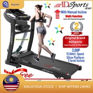 3.0HP ADSports AD509 Home Exercise Gym Fitness Electric Motorized Treadmill Mesin Senaman Aerobik