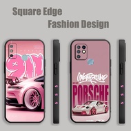 Casing For Infinix Hot 9 Pro Note 10 11 12 G88 Smart 6 7 Hot 30i 20 20s White And Pink Porsche 911 G