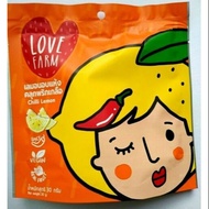 Love Farm Chilli Lemon Tasty & Chewy Dehydrated lemon Snek Lemon Kering
