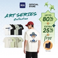 HLA Art Series Icy Cotton Cool Feeling Short Sleeve T-Shirt Men (9 styles)
