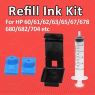 3 In 1 Ink Refill Tool Refill Ink Kit Add Ink Tool Absorption Refill Pumping Tool for HP61 HP63 HP65