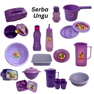 UNGU PERALATAN SERBA PURPLE Household Appliances Lunch Box Dipper Soy Sauce Bottle Tissue Box Food S