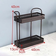 Kệ Gia Vị Nhà Bếp (Thép Nâu Tĩnh Điện) Chống Gỉ Cao Cấp 97Homely Kệ Đựng Gia VỊ Nhà Bếp 2 Tầng 3 Tần