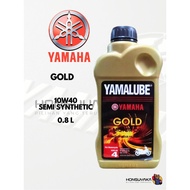 YAMALUBE GOLD MOTOR OIL 4T 10W40 SEMI SYNTHETIC 0.8 LITER