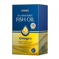 GNC - 健安喜迷你深海魚油軟97%歐米茄3易吞服rTG型膠囊60粒（平行進口）