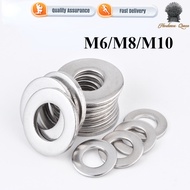 [QM1] M6/m8/m10 304 Stainless Steel Gasket Gasket Round Gasket Flat Gasket Extra Thick
