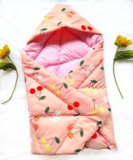 Selimut Topi Bayi/Hoodie Blanket Bayi/Selimut Bayi FREE Tas Mika Shafiyyah.sarban