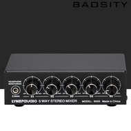 Baosity Portable 5-Channel Stereo Active Mixer Audio Multi-Channel