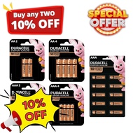 Duracell Everyday Alkaline AA/AAA Battery (AA2/AA4/AAA2/AAA4/AAA10) Bateri Beralkali