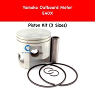 Piston Kit (3 Sizes) 40HP - E40X (2 Stroke) Yamaha Outboard - 66T-11631-00 / 66T-11635-00 / 66T-1163