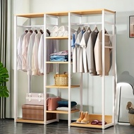 Wood Wardrobe/clothing hanging wardrobe/almari baju almari pakaian/IKEA Wardrobe/Ikea rack/rak kayu