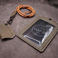Employee Card Holder with Pen case-CCH103-Olive