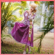 Tangled Cosplay Dress - Blonde Princess Halloween Costume for Women
