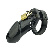sheyi Plastic Chastity Cage for Male  Ball Stretcher Cock Cage  Lock  Ring BDSM Chastity Belt Sex Toy for Man Sex Toy