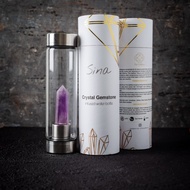 PPC CRYSTAL INFUSED WATER BOTTLE "AMETHYST" - SINA