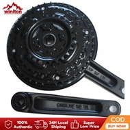 Crankset 42T\48T 160mm 9-11Speed Crank Arm Aluminum Alloy MTB Crankset