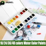 Maries Color Oil Set Acrelas Watercolor with Water Brush Pen Waterverf Solid Watercolour s