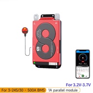 Smart BMS With 1A Parallel Module Lifepo4 BMS 4S 12V 24V 36V 48V 60V 40A 60A 100A 150A 200A Li-Ion 3