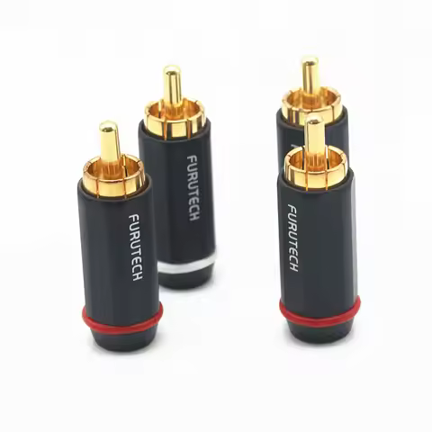 Furukawa original FP-126(G)OCC gold-plated audiophile RCA HiFi signal wire dedicated plug by furutec