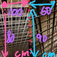 全新大金屬網 黑色／白色 寵物網格 鐵絲網