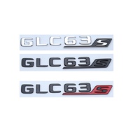 premium-3d ABS Car Rear Trunk Badge Sticker Chrome Letters GLC63S Emblem for Mercedes GLC 63 AMG X25