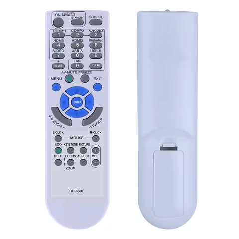 RD-469E Remote Control for NEC Projector VE303X VE303 V302X V332W V302H NP-V332W NP-UM361X NP-V302X 